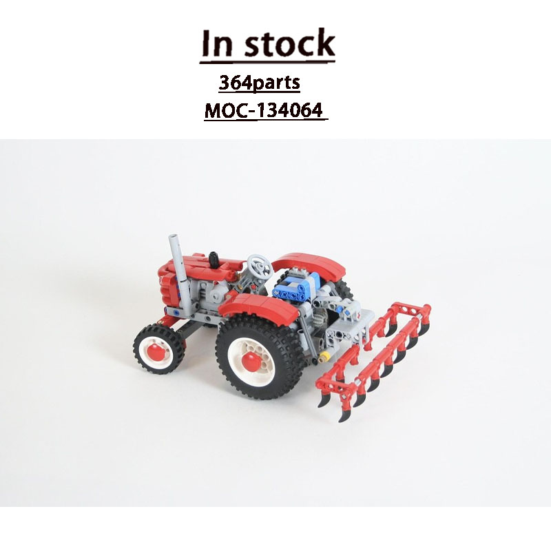 Urban Farming Building - MOC-134064 Modello di Trattore Agricolo Retrò
