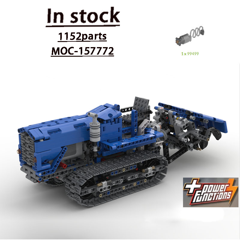 Urban Farming Building - MOC-157772 Modello di Trattore Agricolo Cingolato