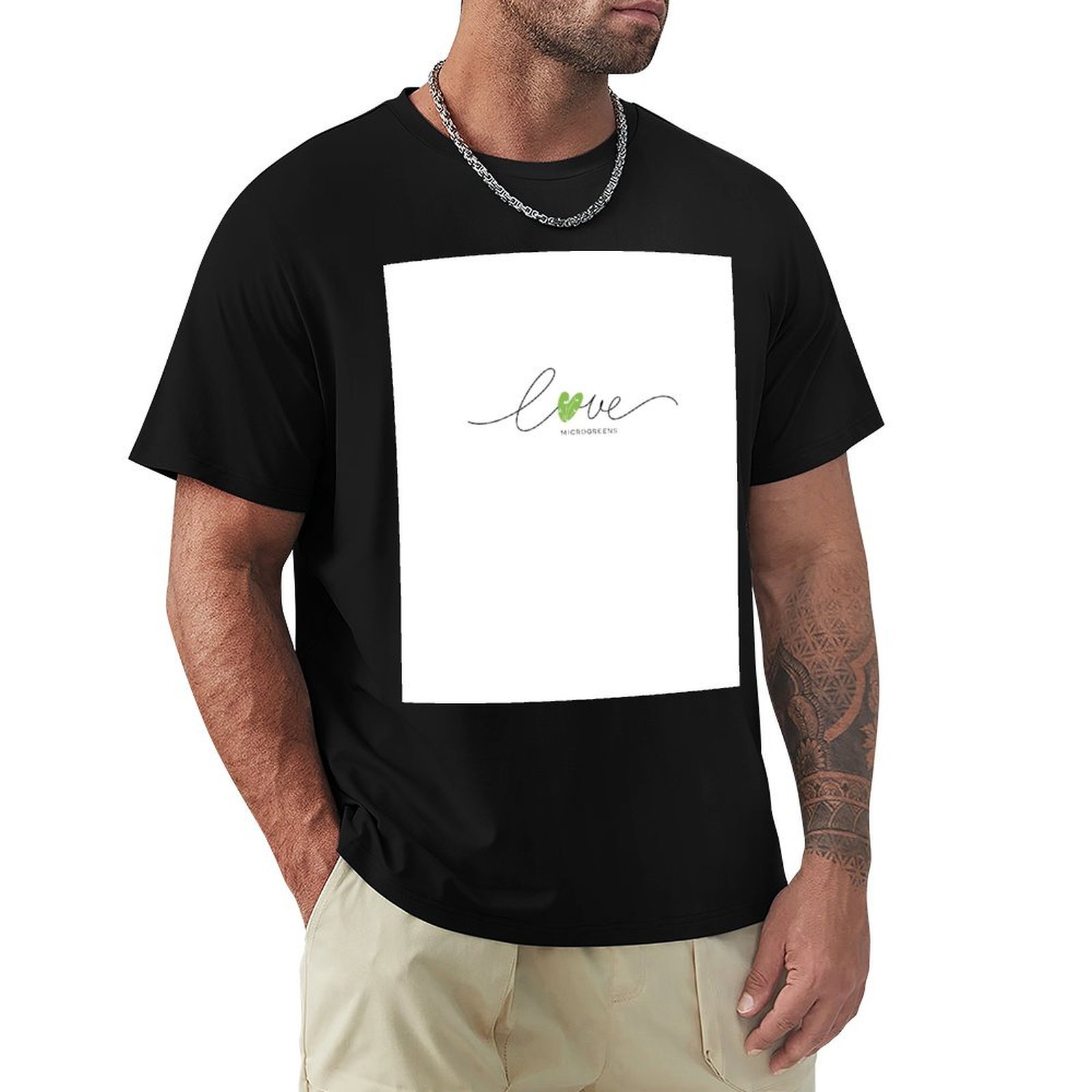 Urban Farming Microgreens - T-shirt da Lavoro Comoda per Uomo,