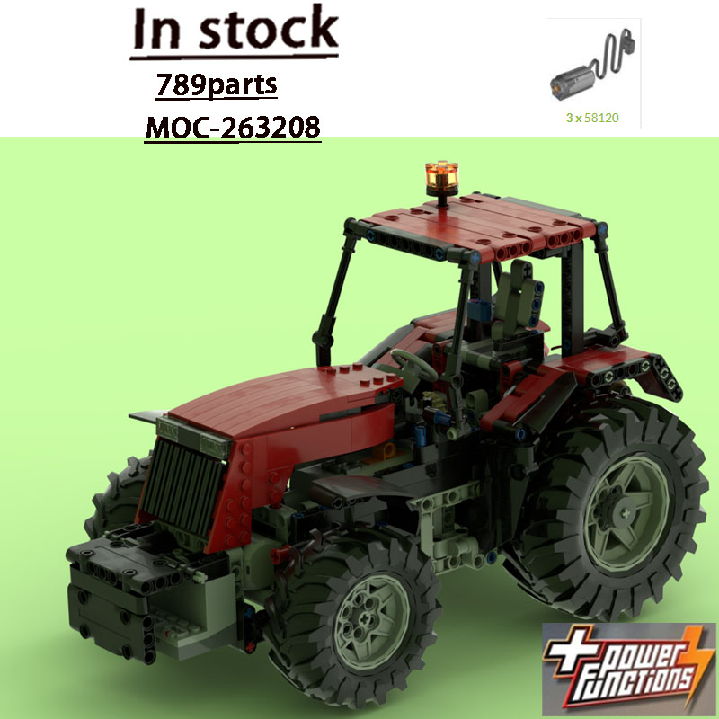 Urban Farming Building - MOC-263208 Nuovo Trattore Urbano Rosso Telecomandato,
