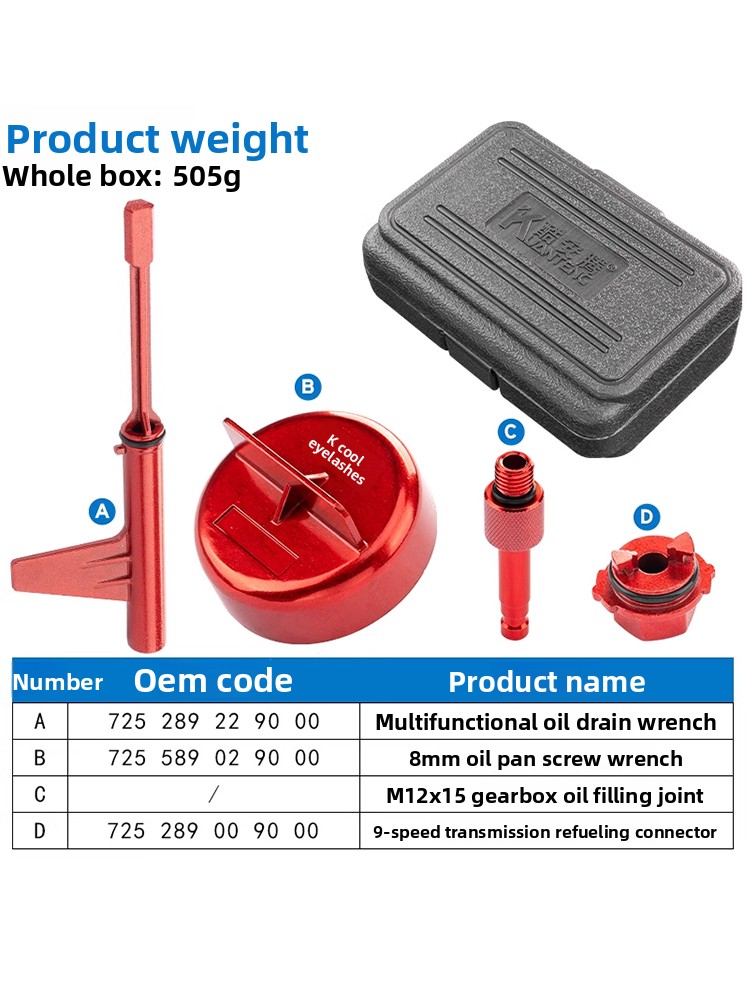 Il riempitivo dell'olio della  - Drain Filler Kit recensione e prezzo